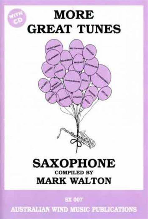 More Great Tunes Alto Saxophone Book/CD Mark Walton