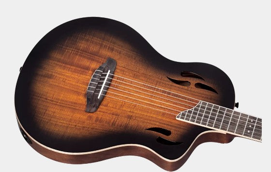 Ortega Tour Player Series Nylon String Guitar in Gloss Burst Pickup