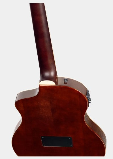 Ortega Tour Player Series Nylon String Guitar in Gloss Burst Pickup