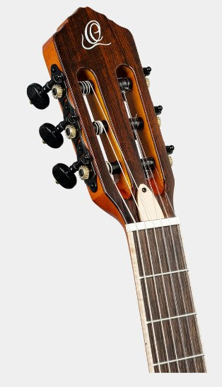 Ortega Tour Player Series Nylon String Guitar in Gloss Blue Pickup