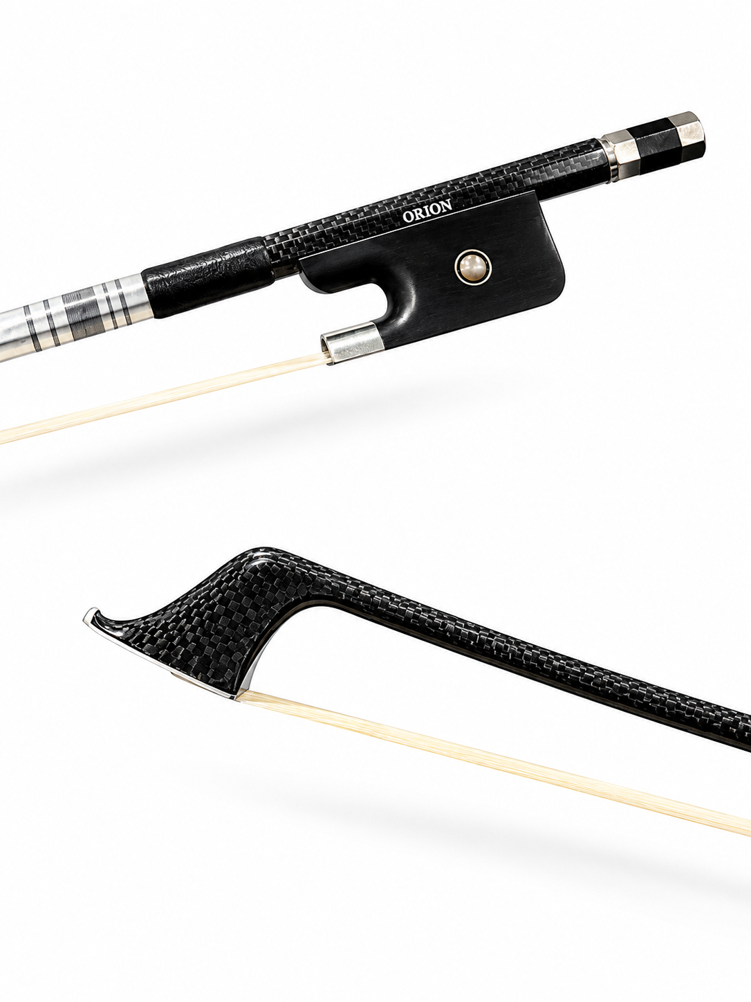 Orion Double Bass Bow Braided Carbon French Style (3 sizes)