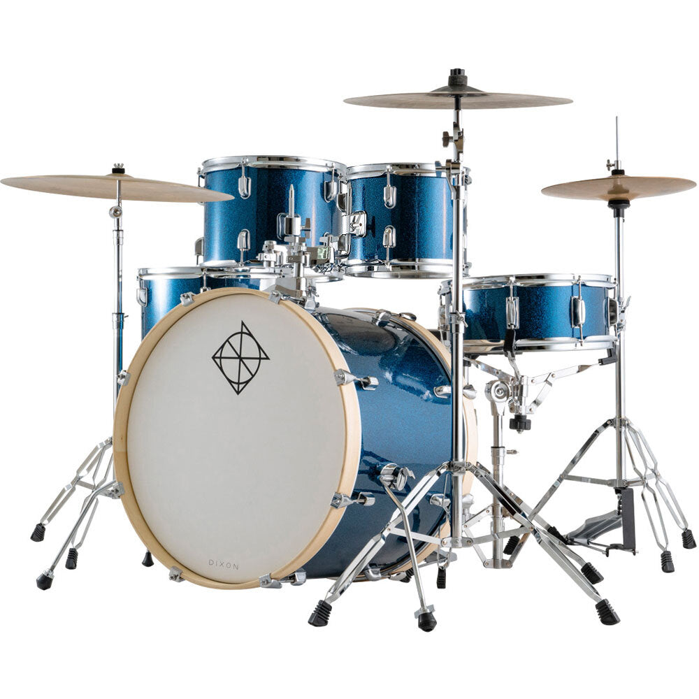 Dixon Spark 522 Series Low Volume 5-Pce Drum Kit with Cymbals (4 Options)