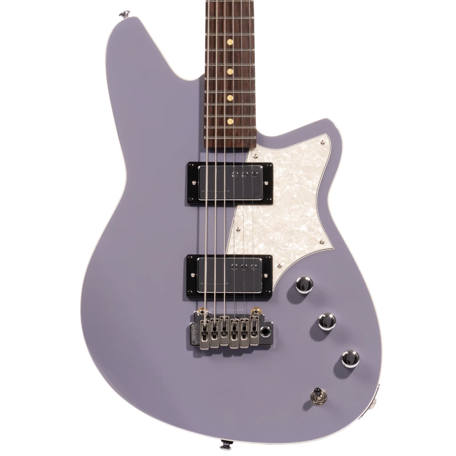 Reverend Descent Baritone Electric Guitar in Periwinkle