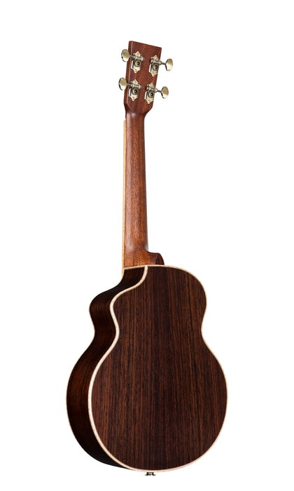 L Luthier Rose Full Solid Spruce/Rosewood Tenor Ukulele w/ Pickup