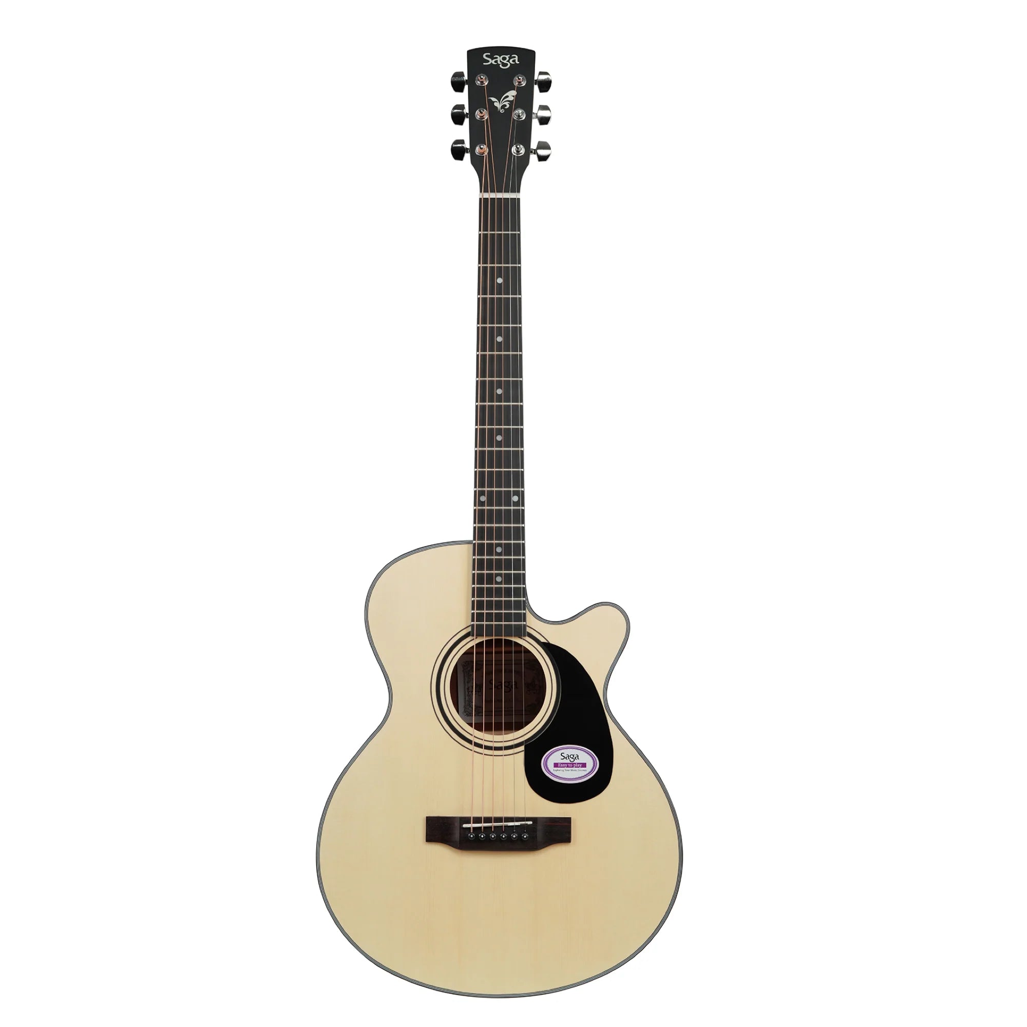 Saga 600 Series Spruce Top Acoustic Guitar w/Pickup *EOFYACOUSG