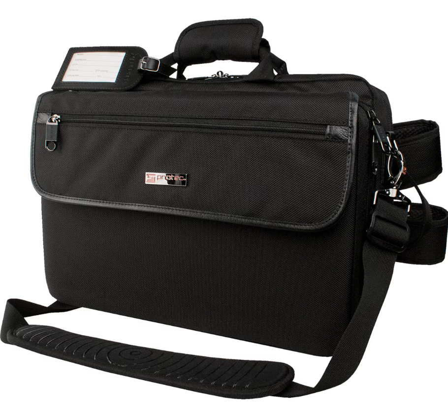 Protec Flute / Piccolo Messenger Case (B & C Foot) - PRO PAC, Lux