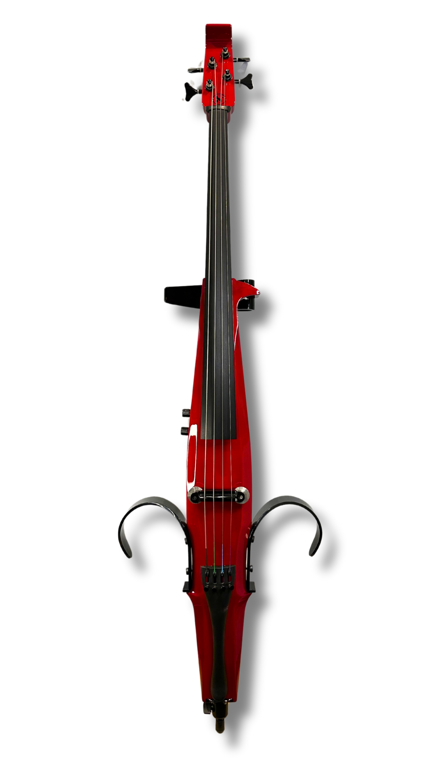 Sonic Strings Turbo Series Electric Cello Outfit Cherry Red