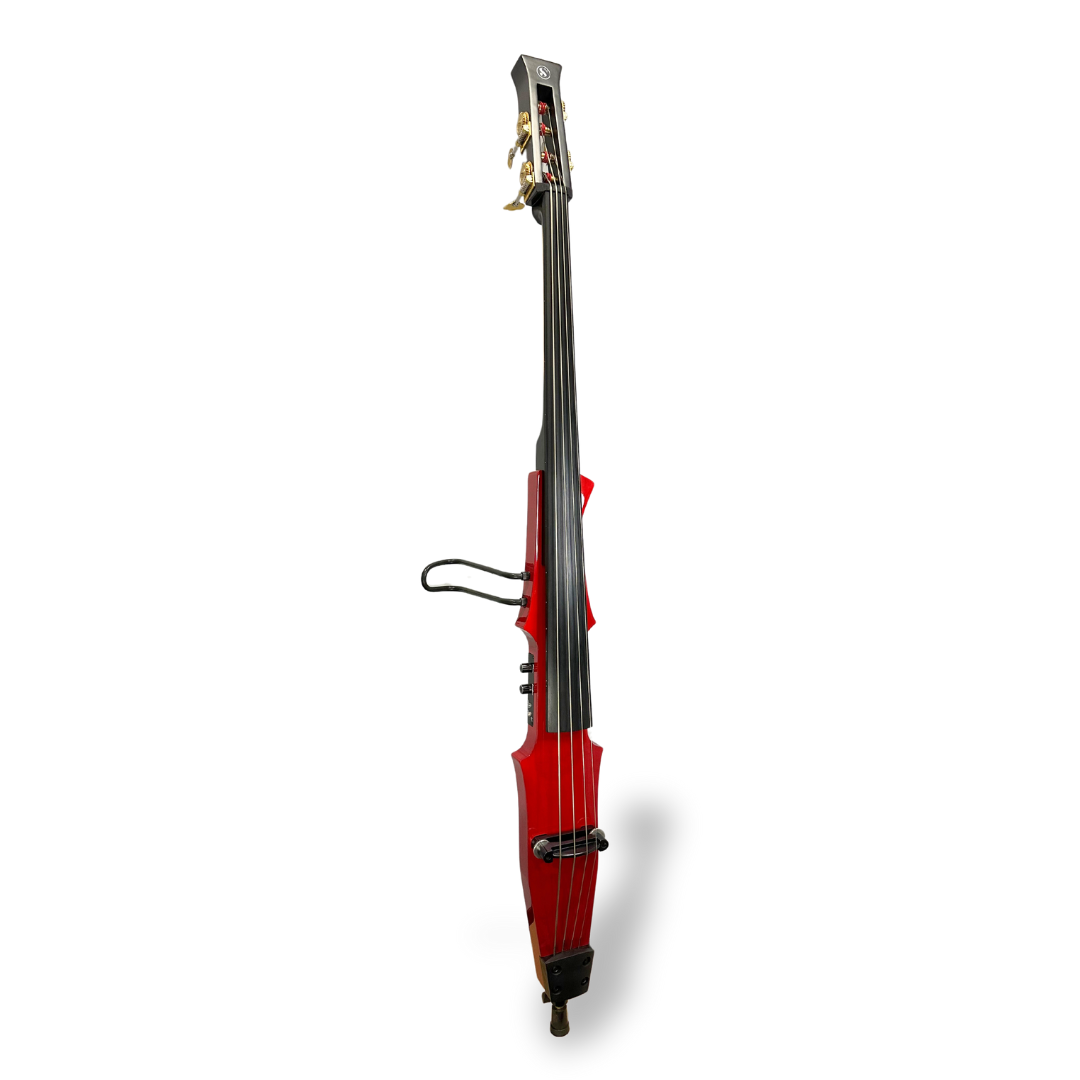 Sonic Strings Turbo Series Electric Double Upright Bass Outfit Cherry Red