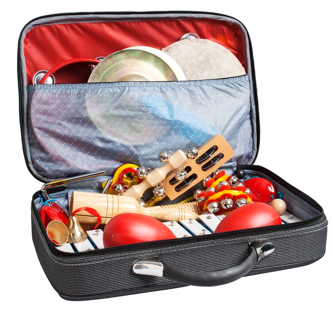 MANO Percussion 17 Piece Classroom Percussion Case
