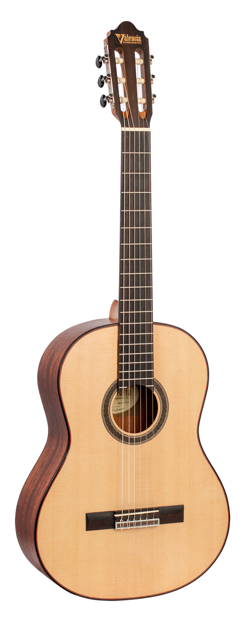 Valencia 4/4 Size Series 700 Classical Guitar Hybrid