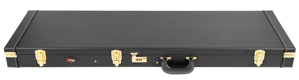 Xtreme Deluxe Locking Bass Guitar Case w/ Combination Lock