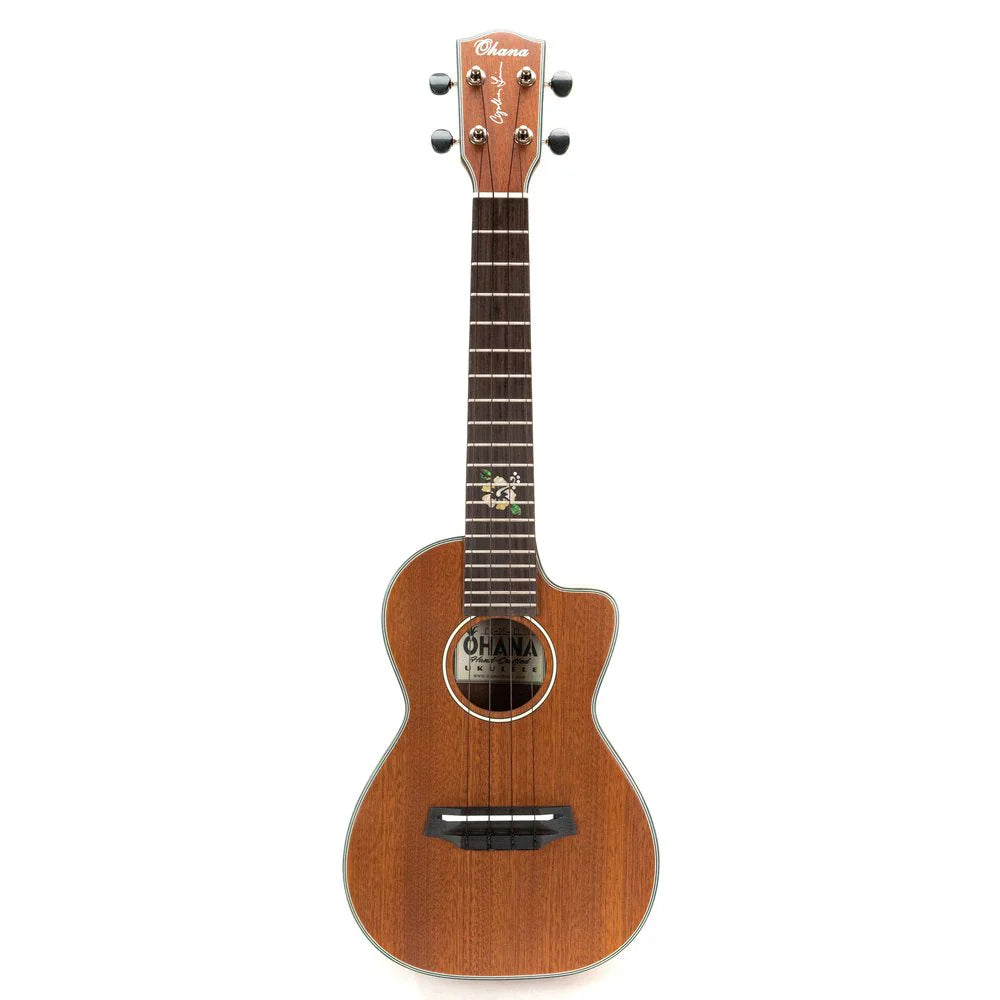 Ohana CK-25CE-CL Signature Cynthia Lin Solid Mahogany Top Electronic Ukulele