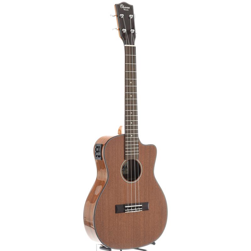 Ohana Baritone Ukulele BK-35GCE Solid Mahogany