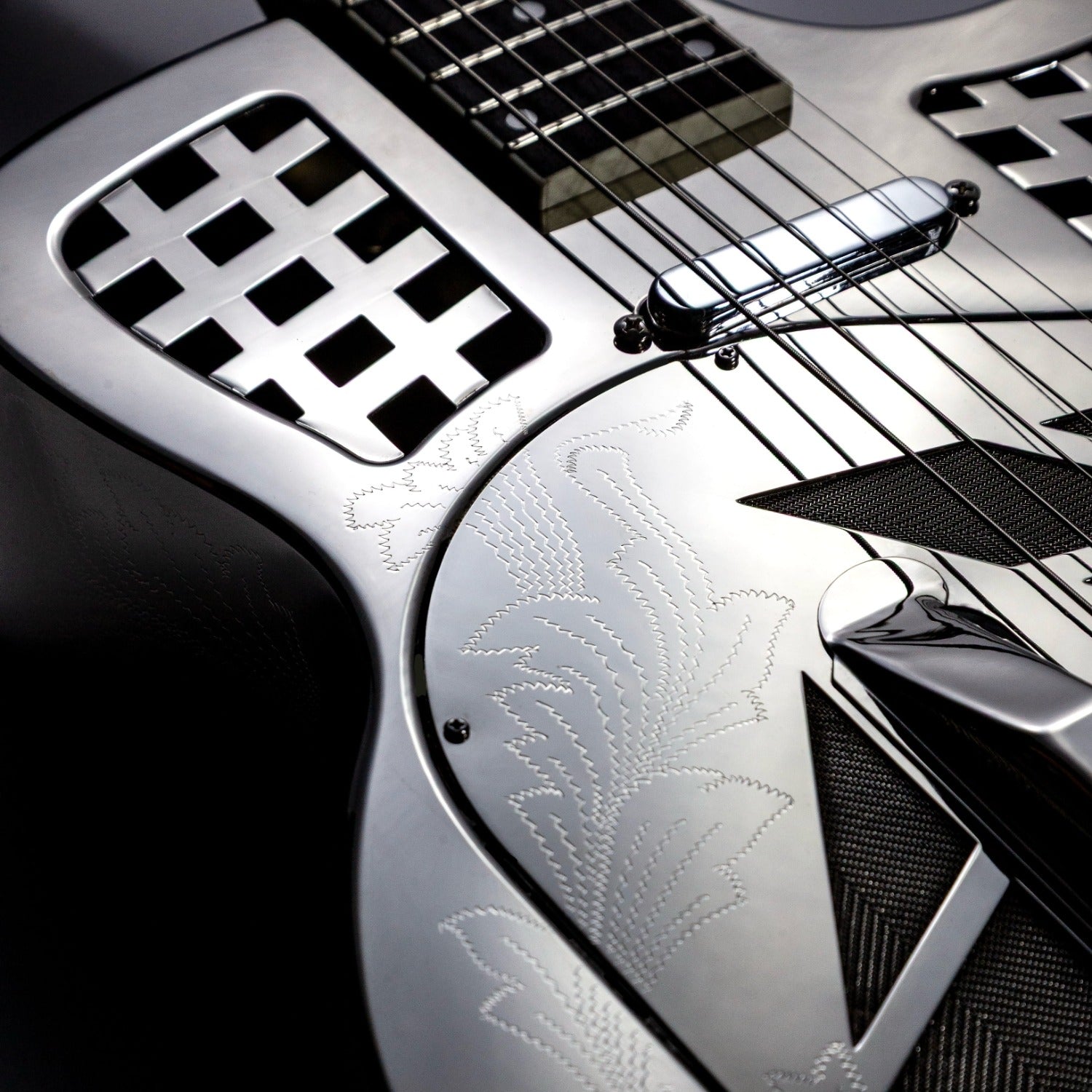 Bourbon Street BSR-3C-N-EN Nickel Resonator Steel Guitar *CLEARANCE