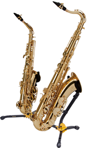 Hercules Double Alto/Tenor Saxophone Stand DS537B