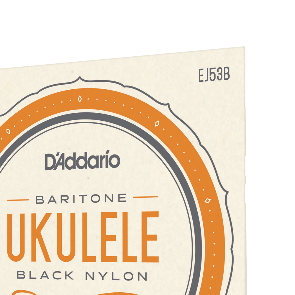 Daddario Black Nylon Baritone Ukulele String Set