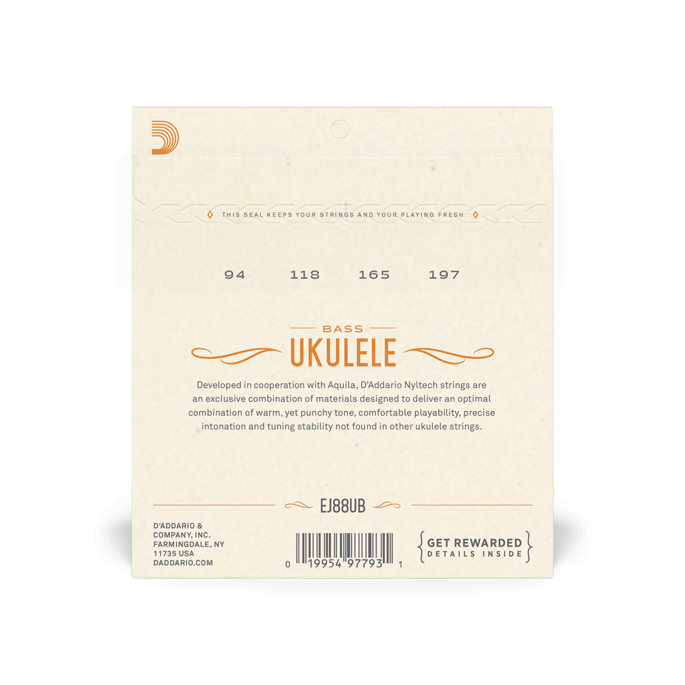 Daddario Nyltech Bass Ukulele String Set