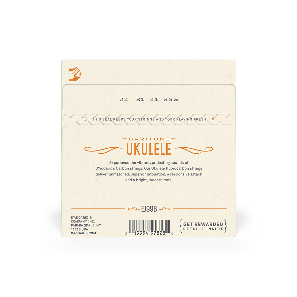 DAddario Baritone Fluorocarbon Ukulele String Set