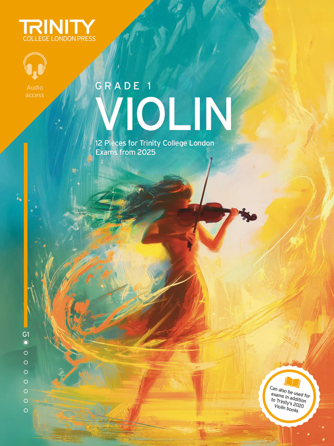 Trinity Violin Exam Pieces from 2025 with Online Audio (Initial - Gr 8)