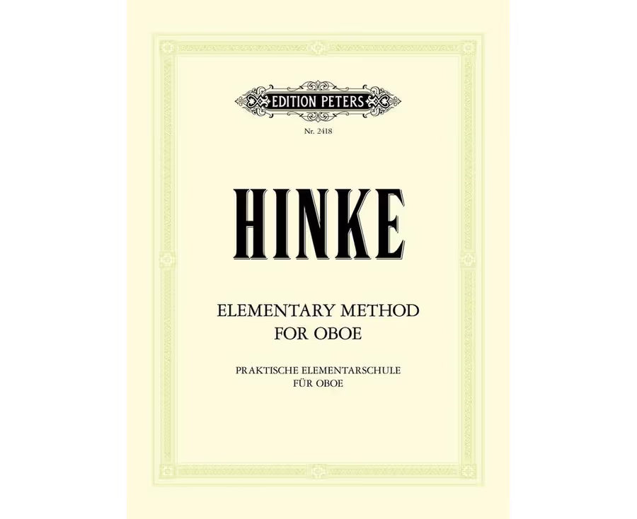 Hinke Elementary Method for Oboe
