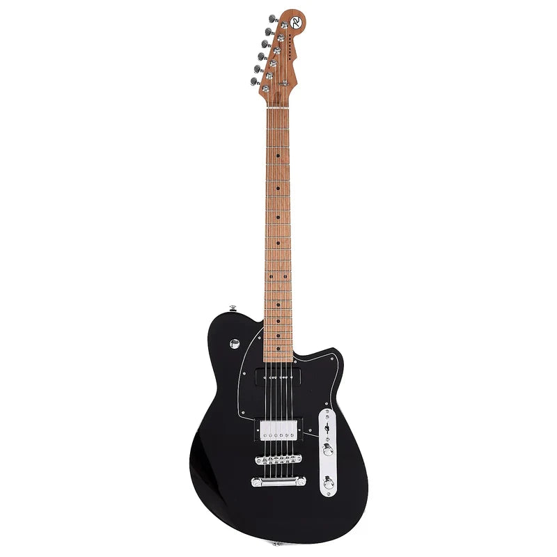Reverend Double Agent OG Electric Guitar in Midnight Black