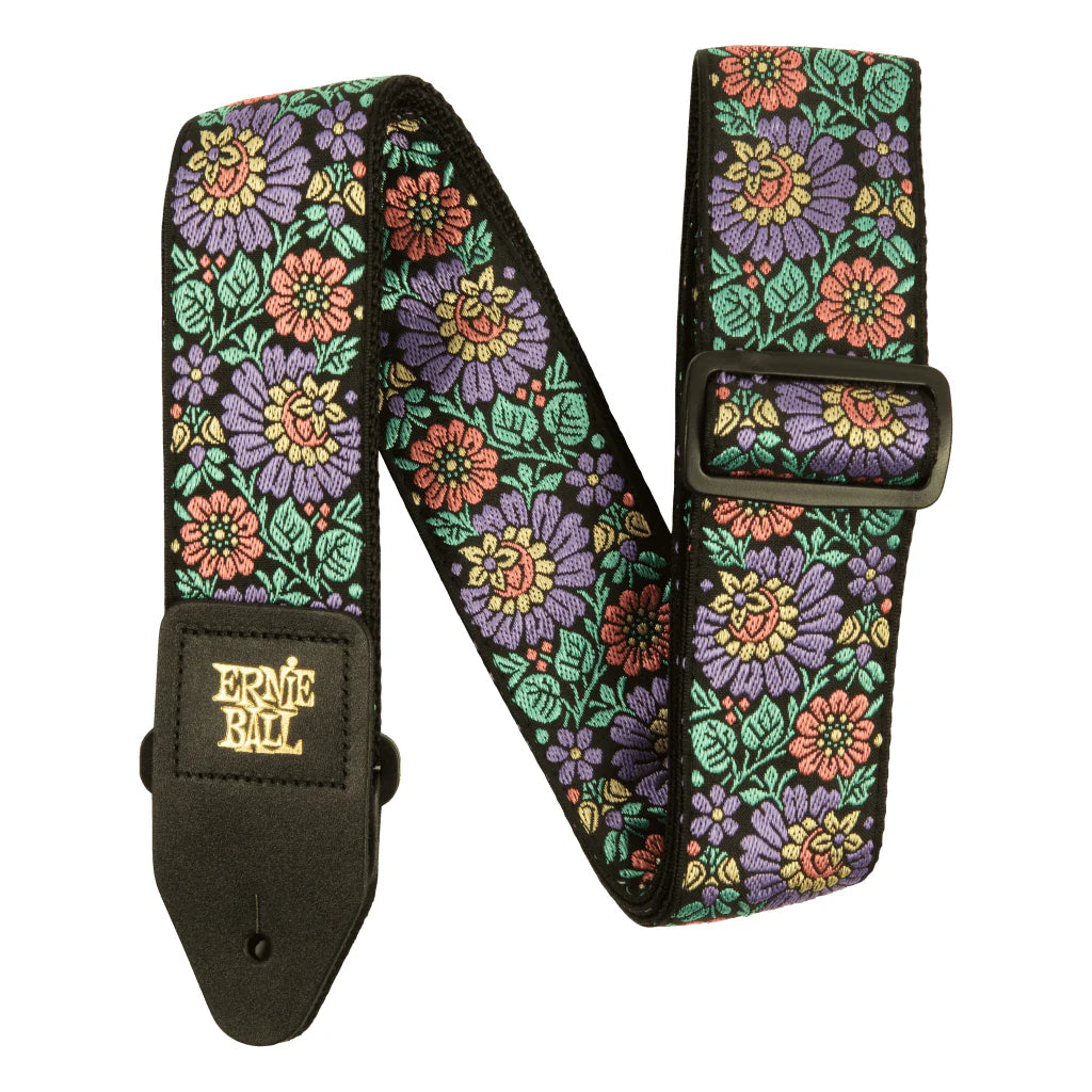 Ernie Ball Evening Bloom Jacquard Strap Guitar Straps