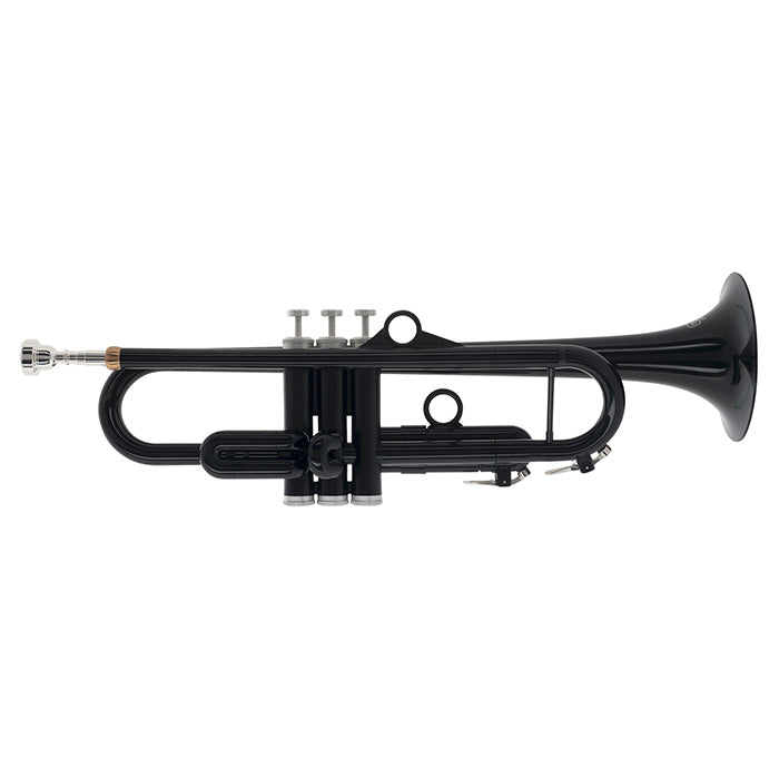pTrumpet Hytech Metal and Polymer Trumpet Pbone Music Black