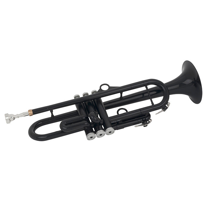 pTrumpet Hytech Metal and Polymer Trumpet Pbone Music Black
