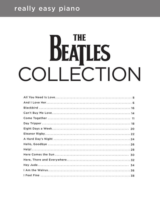 Really Easy Piano - The Beatles Collection