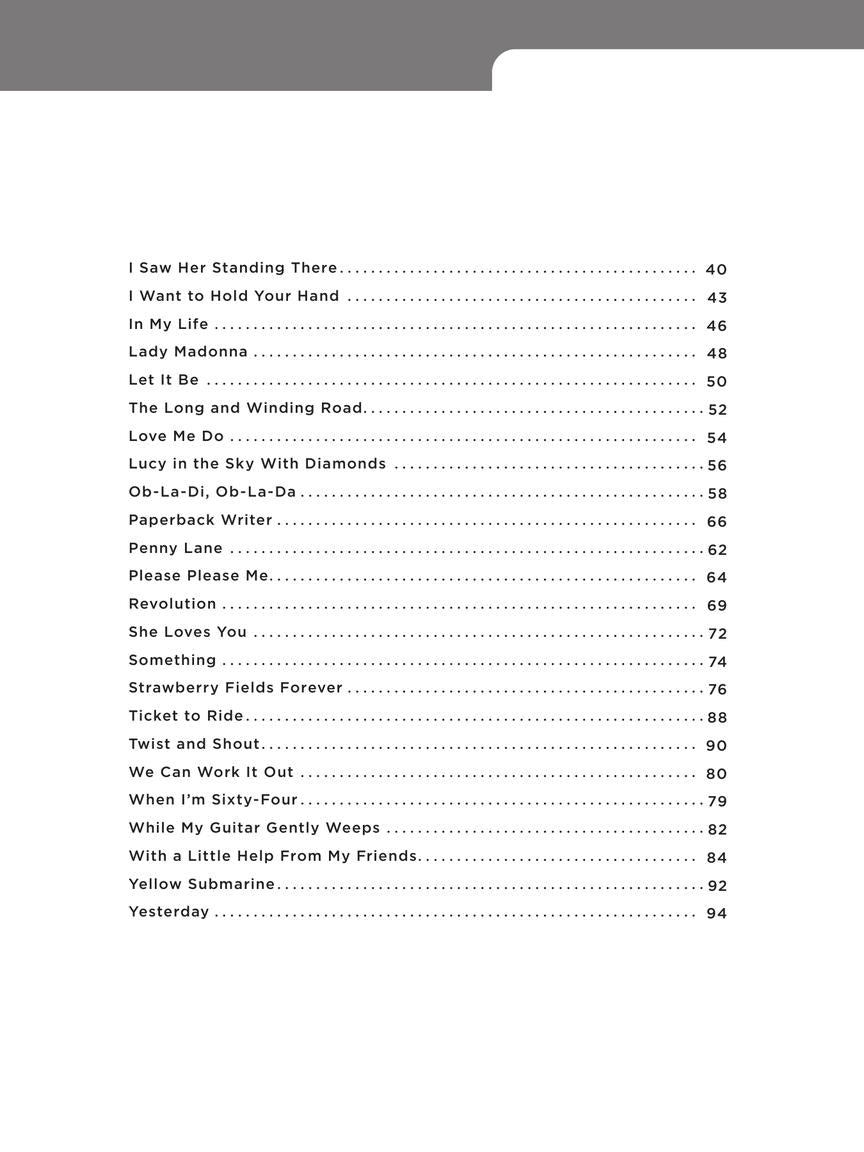 Really Easy Piano - The Beatles Collection