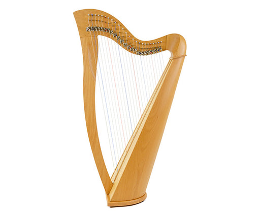 Folk Harp 24 String Plain Beechwood with Bag