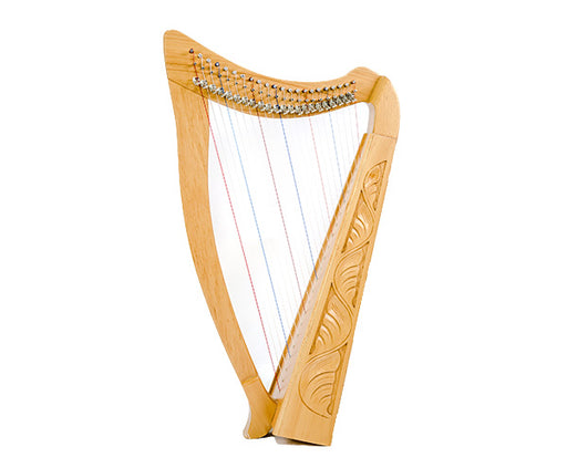 Heather Harp 22 String Carved Beechwood with Bag