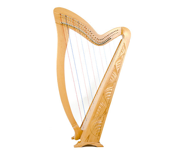 Meghan Harp 36 String Carved Beechwood Frame with Bag