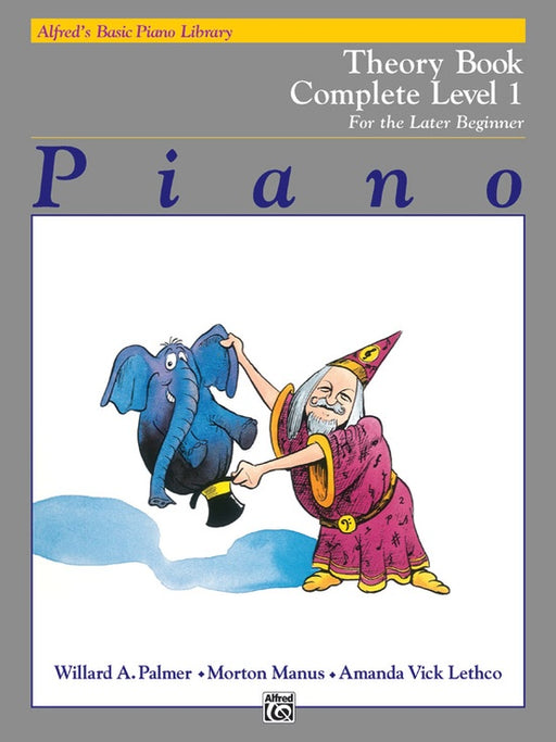 Alfred's Basic Piano Library Theory Book Complete for the Later Beginner