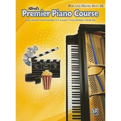 Premier Piano Pop and Movie Hits Book 1B by