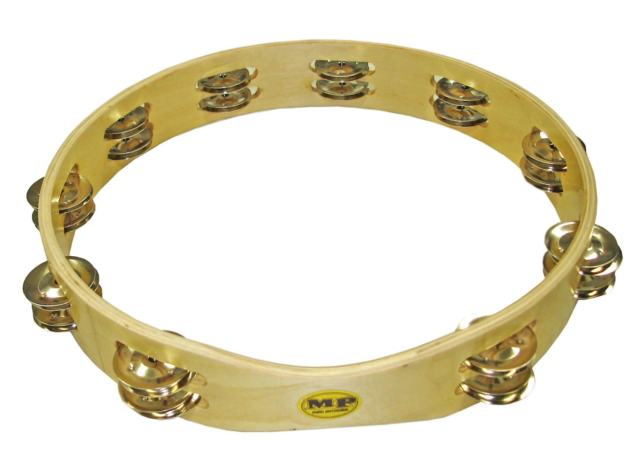 12 Inch Headless Tambourine with 20 Pairs of Jingles by