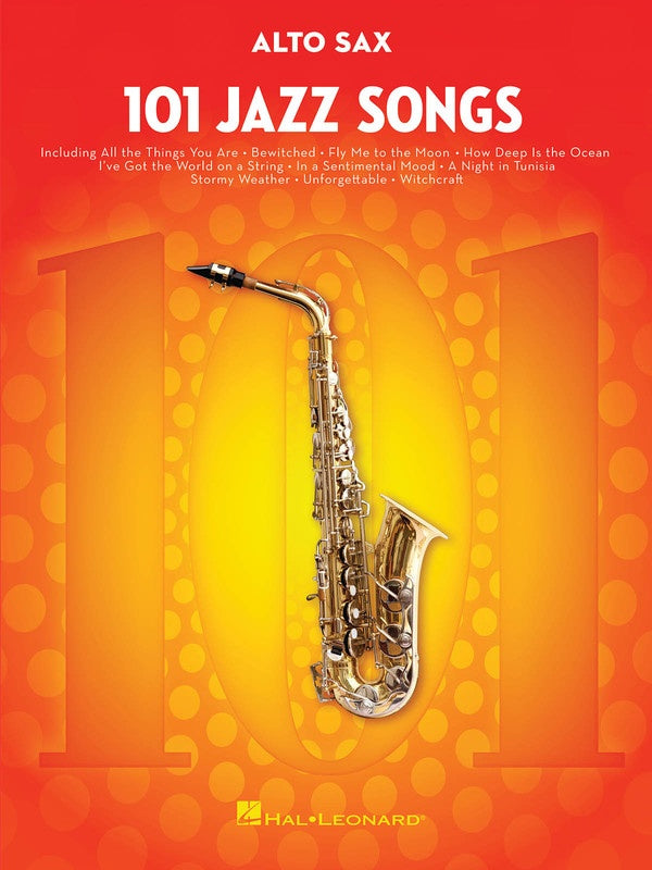 101 Jazz Songs Book for Alto Saxophone