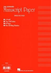 Deluxe Manuscript Pad 96 pages 12 Staves
