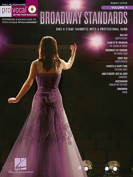 Broadway Standards Pro Vocal Female Singers