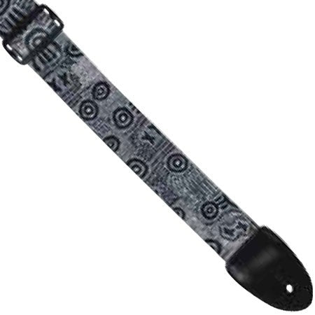 Guitar Strap with Dot Art Design