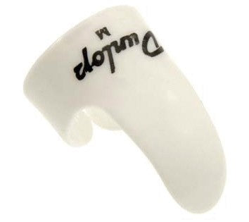 Jim Dunlop Plastic Finger Picks Medium White