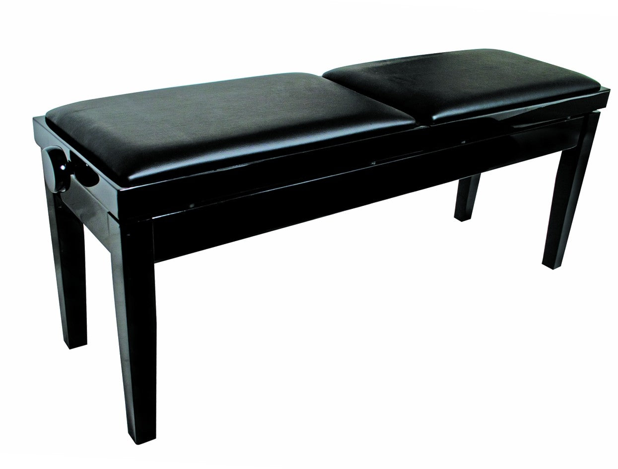 Duet Piano Stool / Bench with Individual Height Adjustable Seats