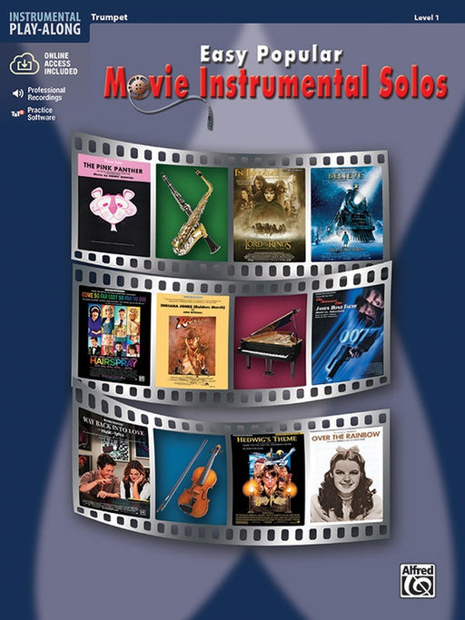 Easy Popular Movie Instrumental Solos Trumpet Book & Online Audio