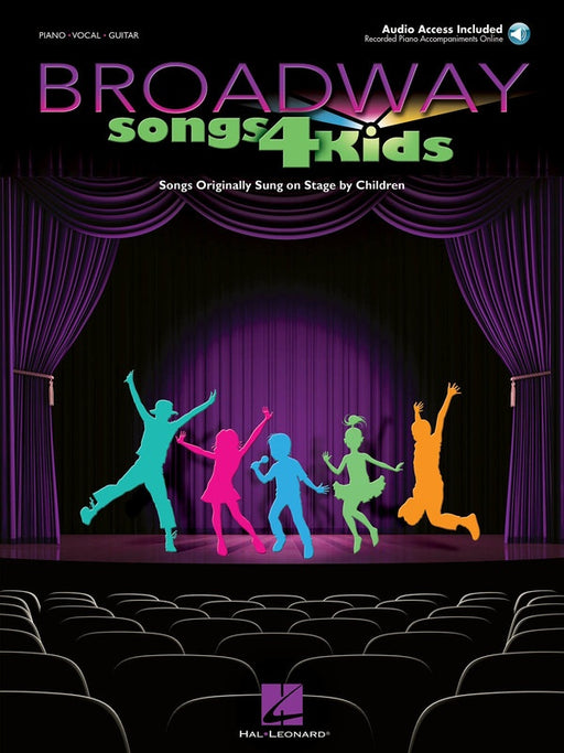Broadway Songs for Kids Book with Audio Access