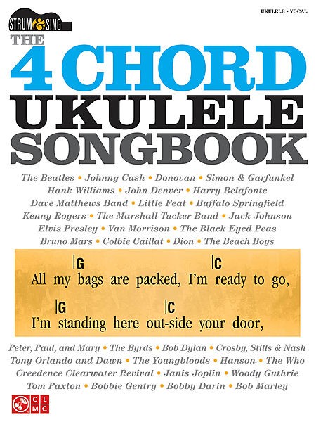 4 Chord Ukulele Songbook Strum & Sing
