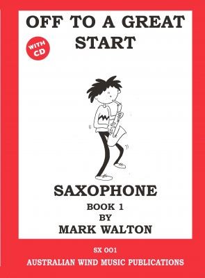 Off to a Great Start Alto Sax Book 1/CD Mark Walton