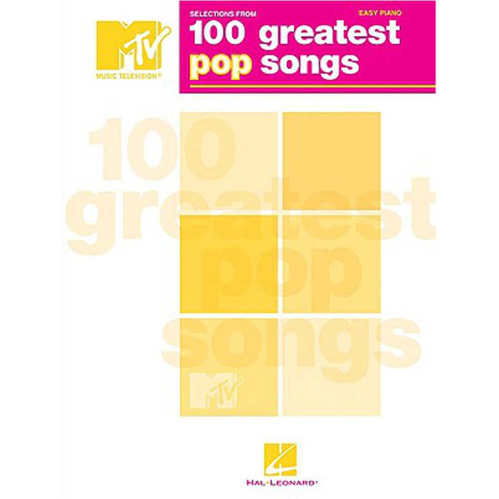 MTV 100 Greatest Pop Songs Easy Piano