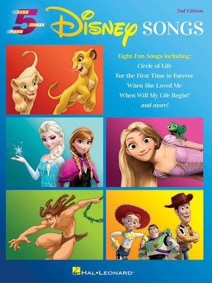 Disney Latest Movie Hits 5 Finger Piano - 2nd Edition