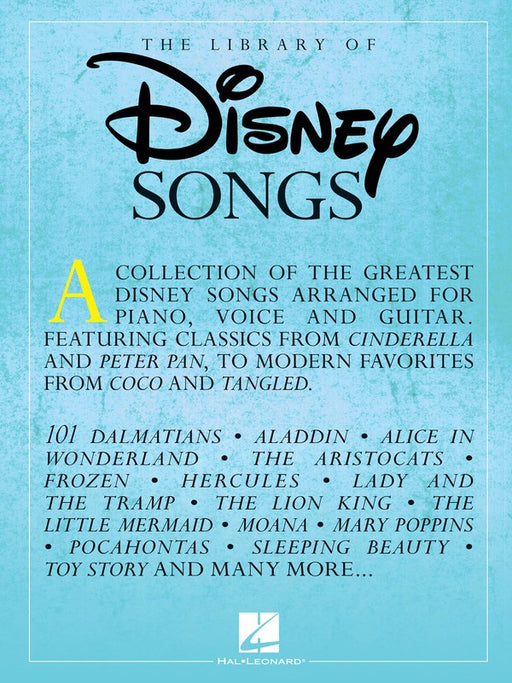 The Library of Disney Songs Piano, Vocal & Guitar
