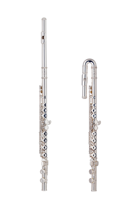 J.Michael Curved Straight Head Flute AFLU450S Crescendo Music